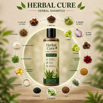 Herbal Cure Herbal Shampo – 200ml