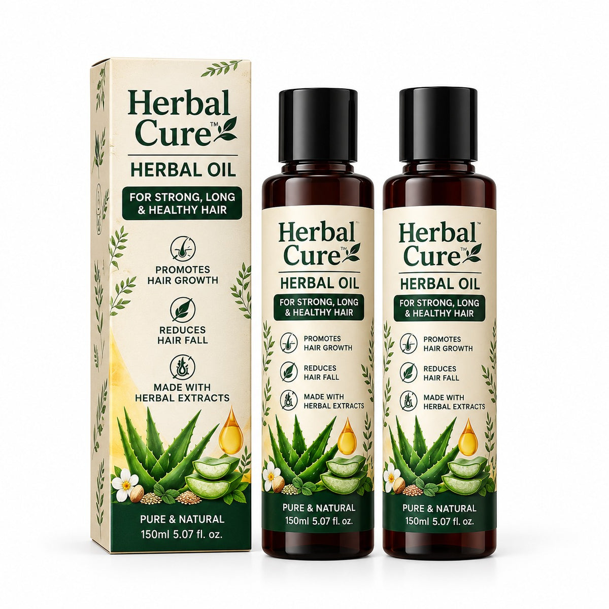 Herbal Cure Herbal Hair Oil – 150ml